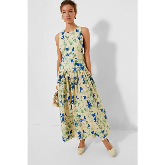 TUCKERNUCK Bellflower Blooms Ezra Dress Size L NWT Retail $298 Tuckernuck - Picture 4 of 7